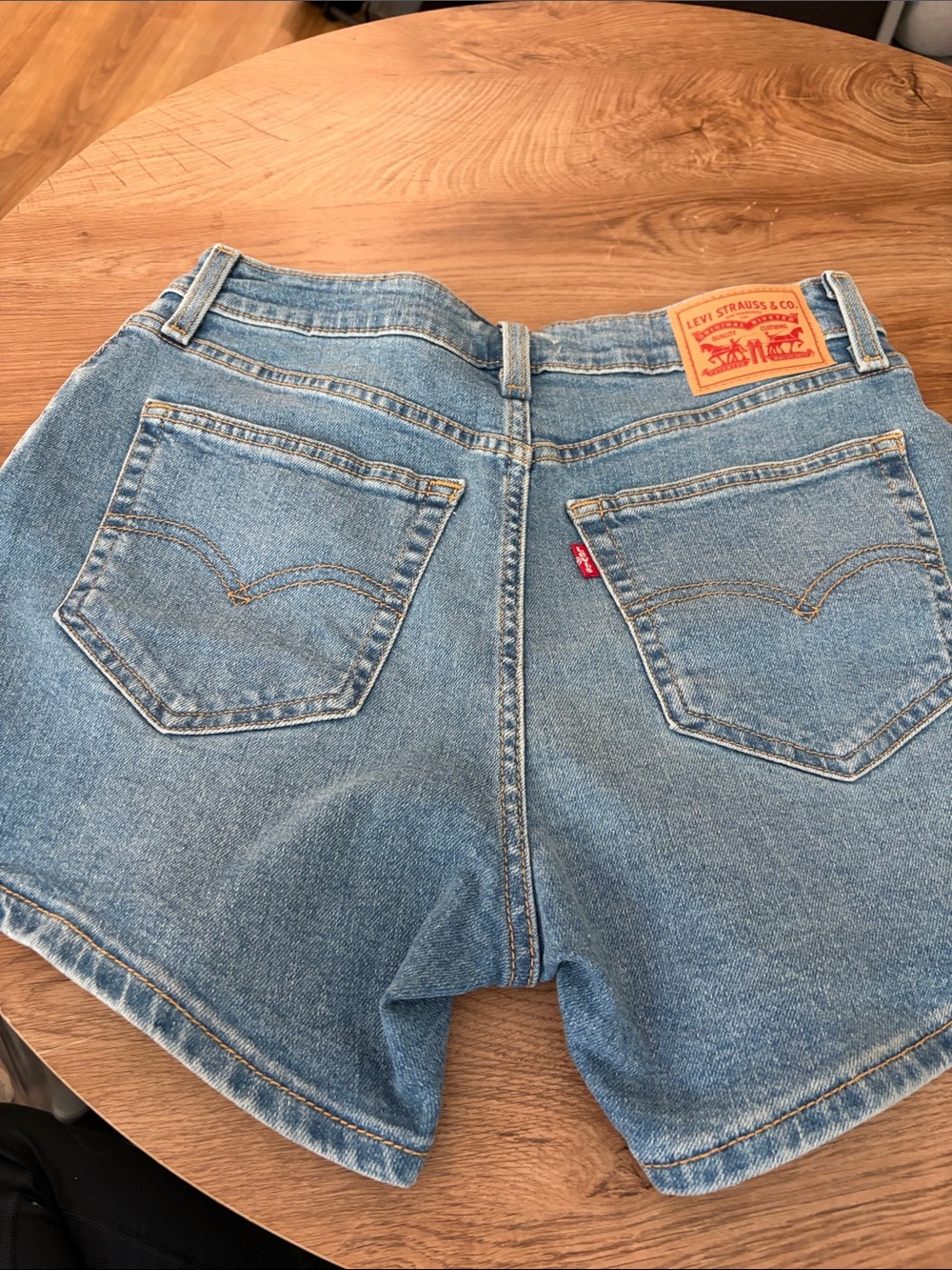 Levi's Light Blue Denim Shorts